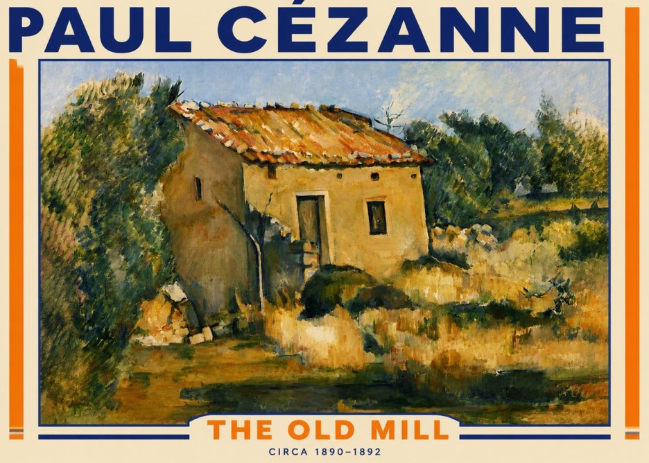 Paul Cézanne The Old Mill No4 - Poster