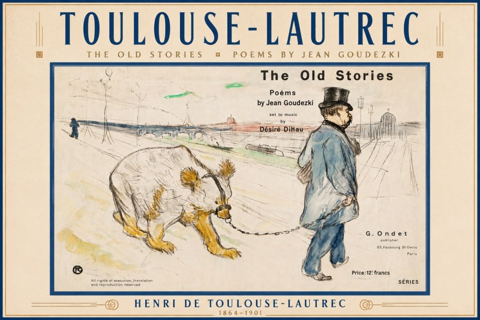 Toulouse-Lautrec Les Vieilles Histoires II No6 - Poster