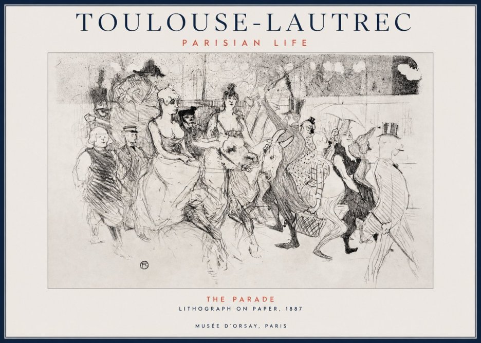 Toulouse-Lautrec The Parade No1 - Poster