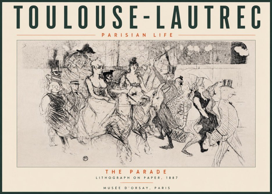 Toulouse-Lautrec The Parade No4 - Poster
