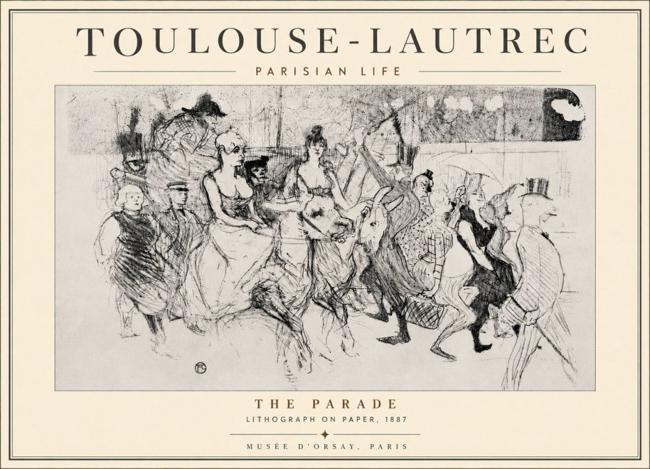 Toulouse-Lautrec The Parade No6 - Poster