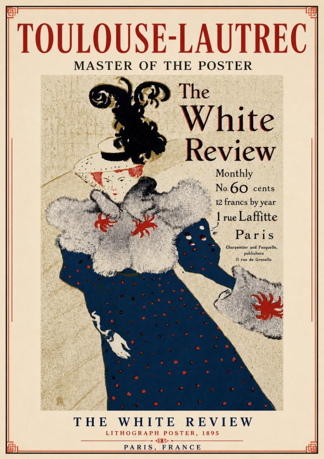 Toulouse-Lautrec The White Review No4 - Poster