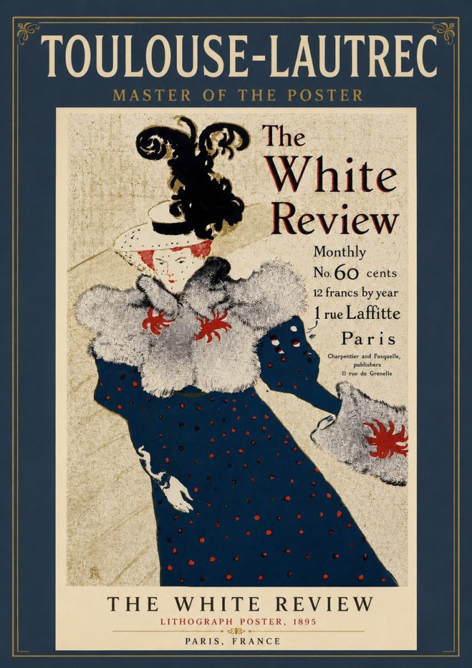 Toulouse-Lautrec The White Review No5 - Poster