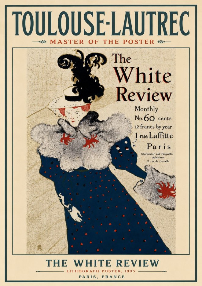 Toulouse-Lautrec The White Review No6 - Poster