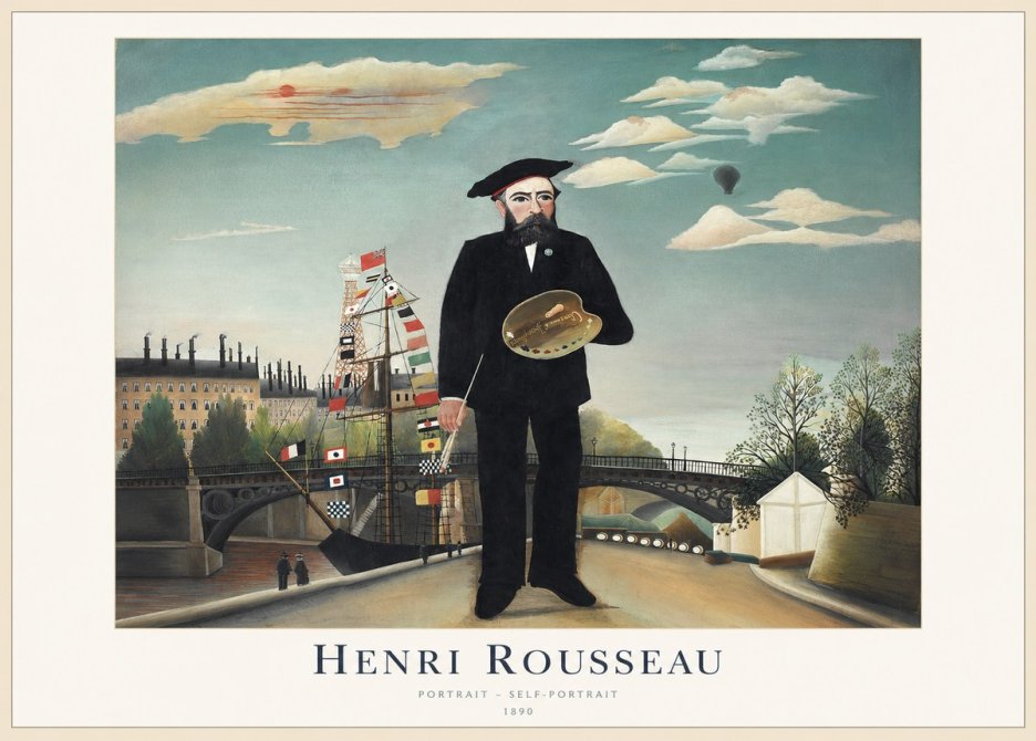 Rousseau Portrait - Self-portrait No1 - Poster