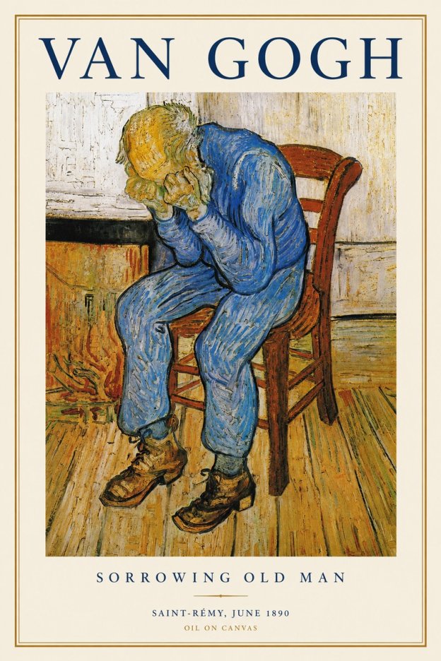 Van Gogh Sorrowing Old Man No1 - Poster