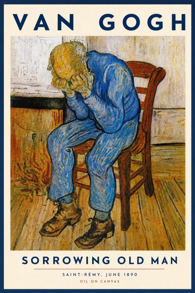 Van Gogh Sorrowing Old Man No3 - Poster