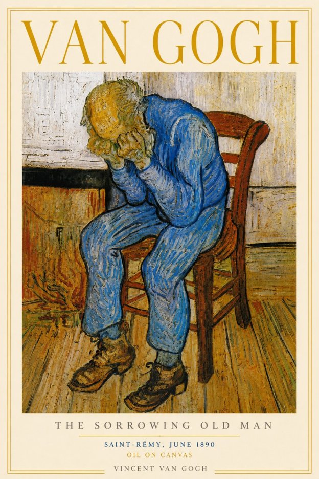 Van Gogh Sorrowing Old Man No4 - Poster