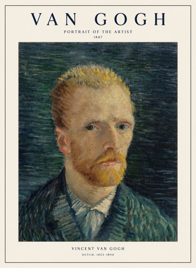 Van Gogh Portrait of the Artist II No1 - Poster