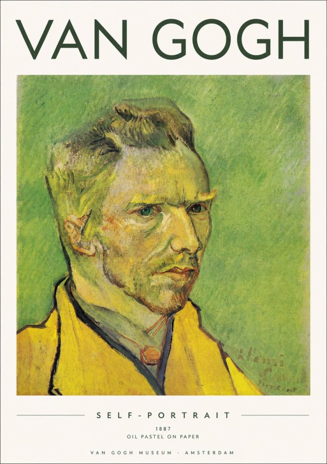 Van Gogh Self-portrait II No2 - Poster