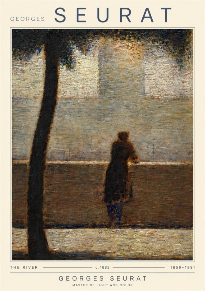 Seurat The River No4 - Poster