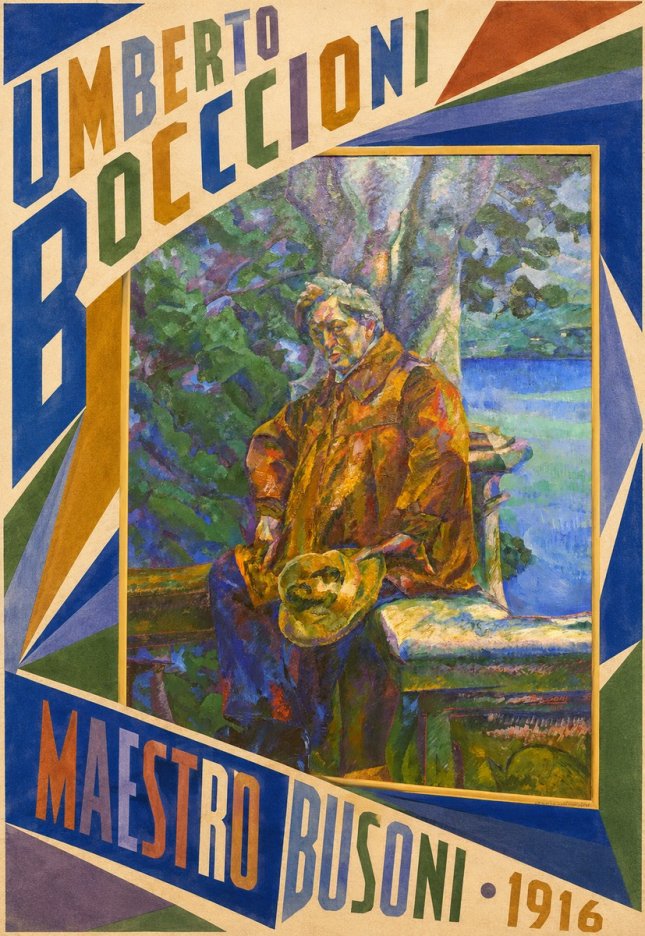 Umberto Boccioni Maestro Busoni No5 - Poster