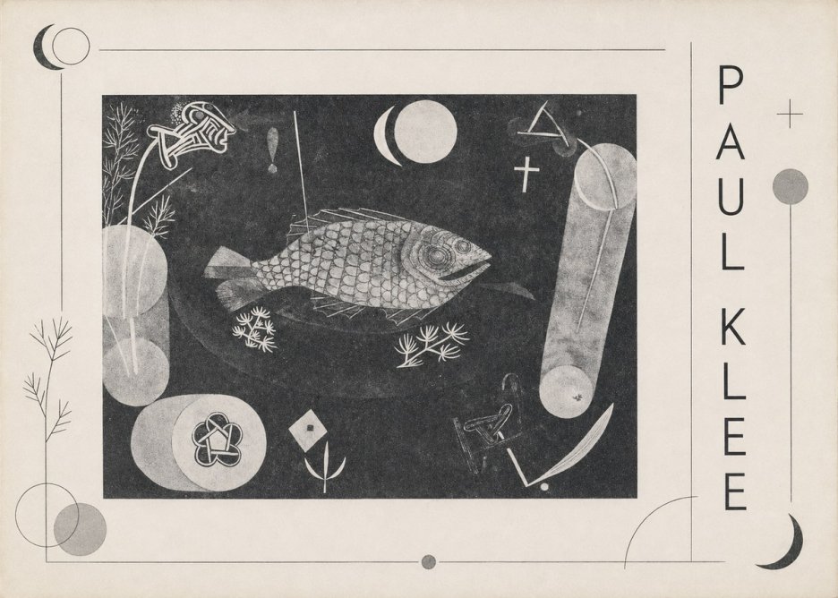 Paul Klee Abstract Fish No2 - Poster
