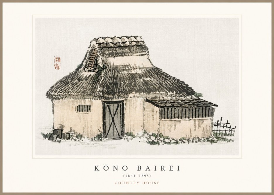 Kōno Bairei Country House No1 - Poster
