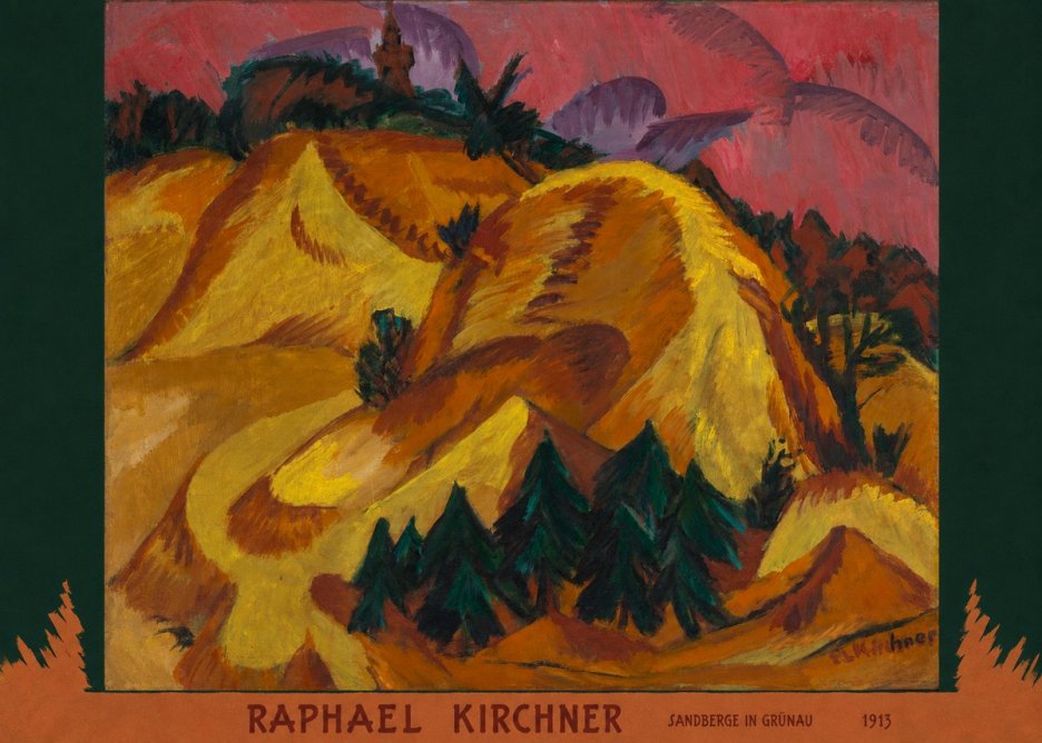 Raphael Kirchner Sandberge in Grünau No6 - Poster