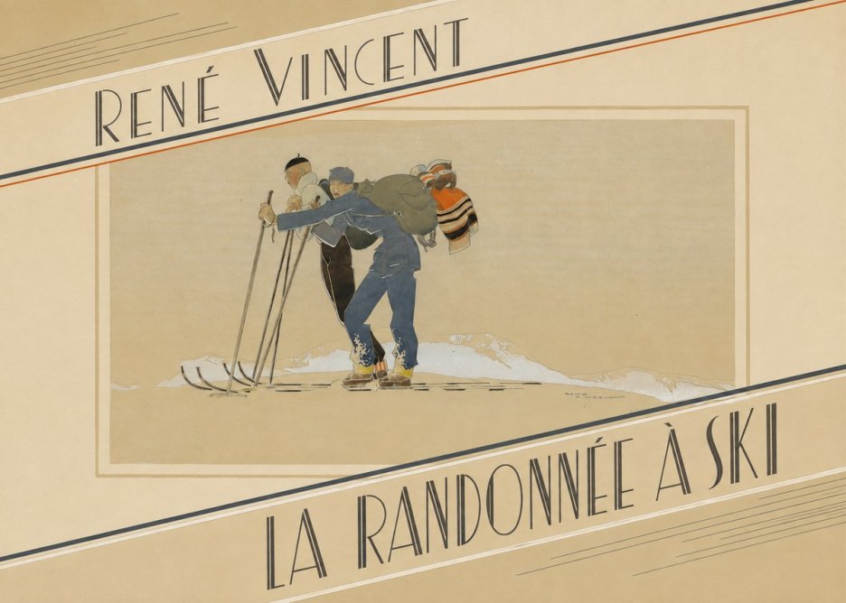 René Vincent La Randonnée À Ski No5 - Poster