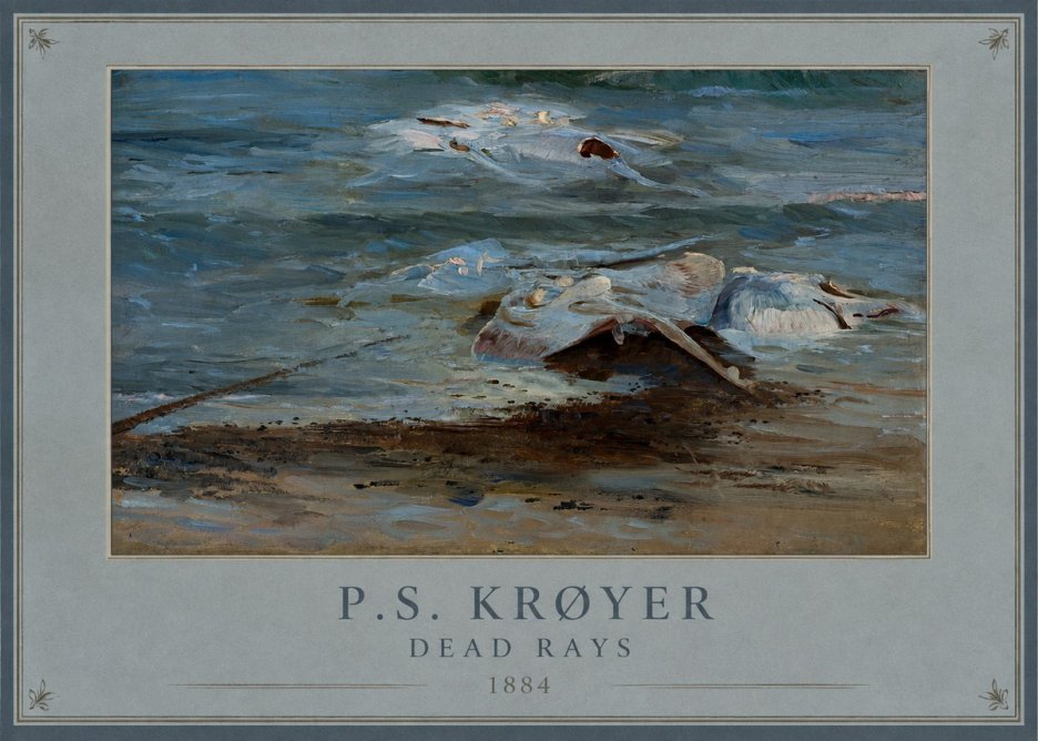 P.S. Krøyer Dead Skates No4 - Poster