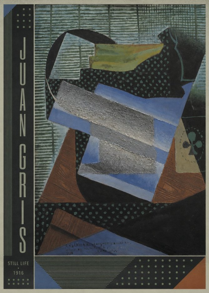 Juan Gris Still Life II No4 - Poster