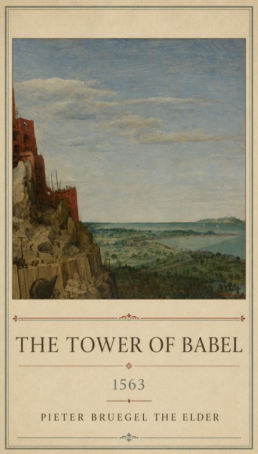 Pieter Bruegel The Tower of Babel X No1 - Poster