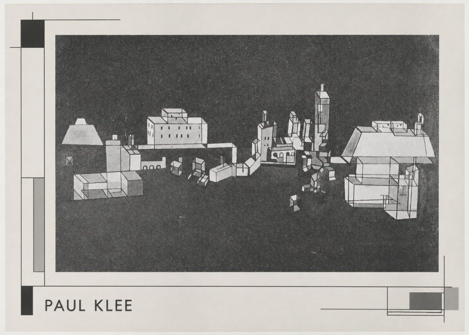 Paul Klee Architectural Forms No3 - Poster