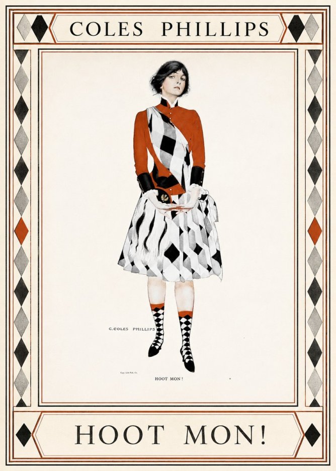 Coles Phillips Hoot Mon! No1 - Poster