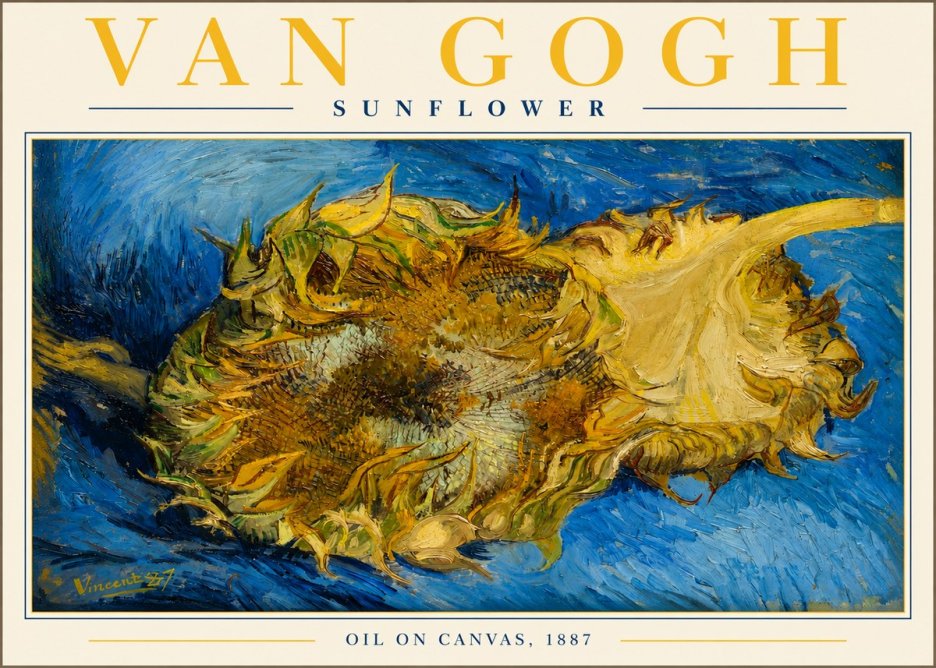 Van Gogh Sunflower No2 - Poster