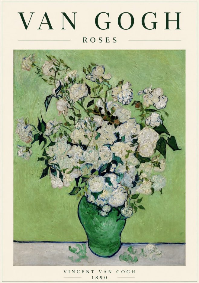 Van Gogh Roses I No1 - Poster