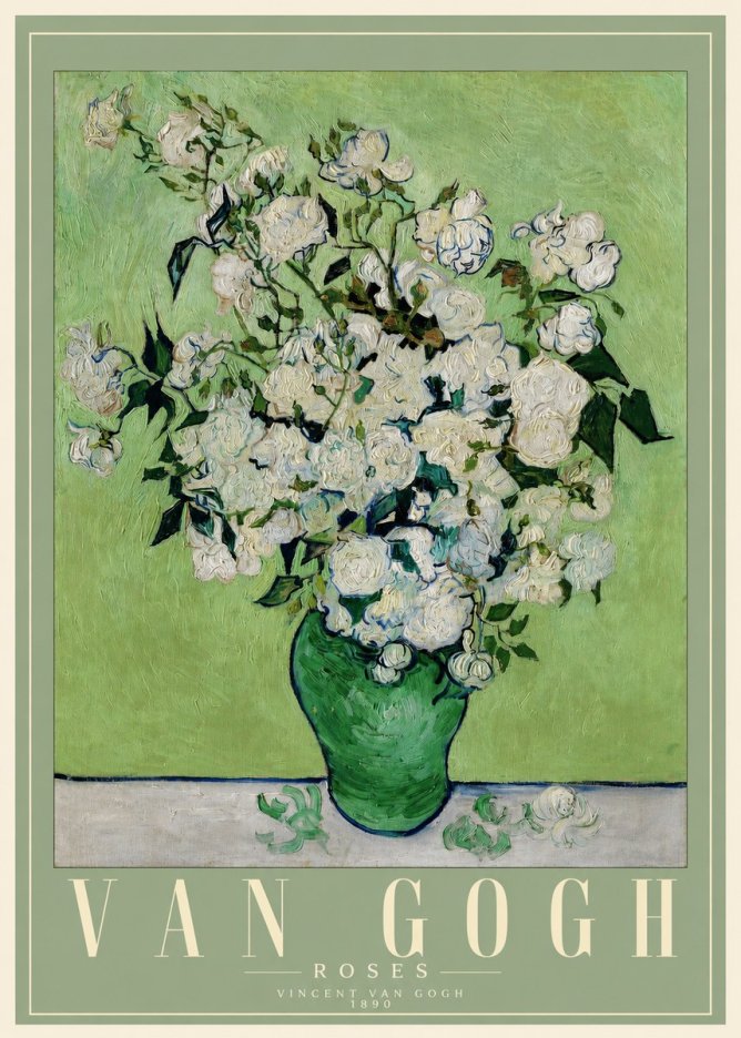 Van Gogh Roses I No2 - Poster