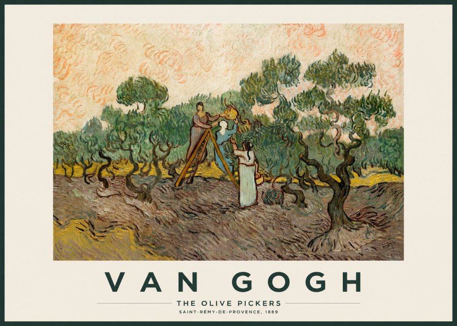 Van Gogh The Olive Pickers I No2 - Poster