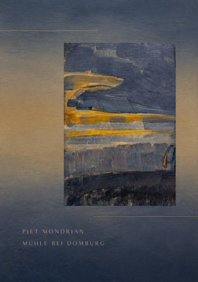 Piet Mondrian Mühle Bei Domburg No6 - Poster