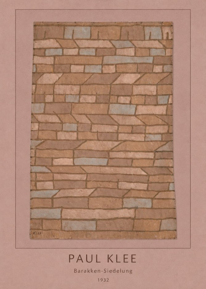 Paul Klee Barakken-siedelung No4 - Poster