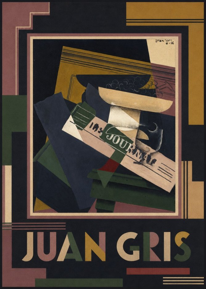 Juan Gris Journal No1 - Poster