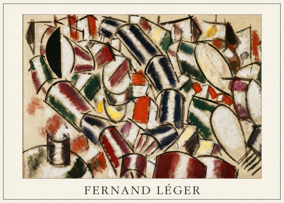 Fernand Léger Contraste De Formes No3 - Poster