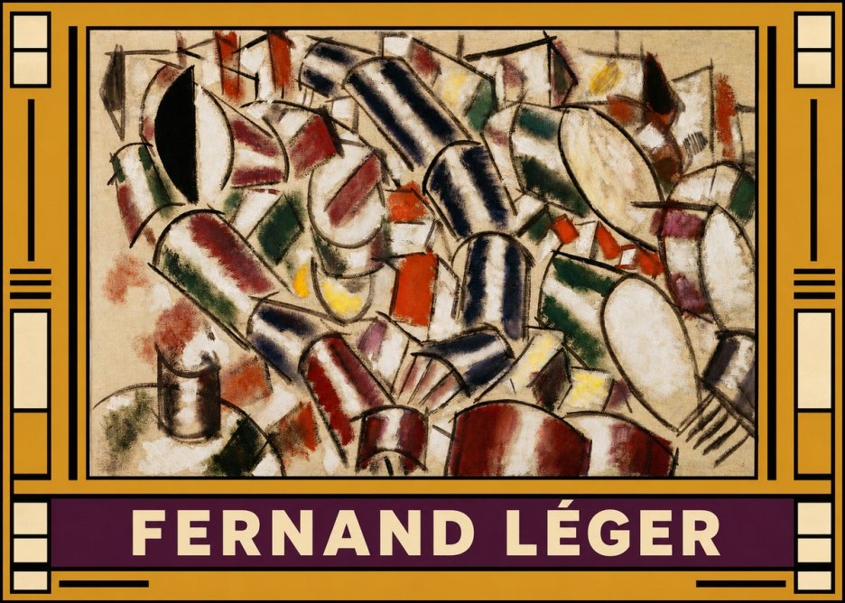 Fernand Léger Contraste De Formes No5 - Poster