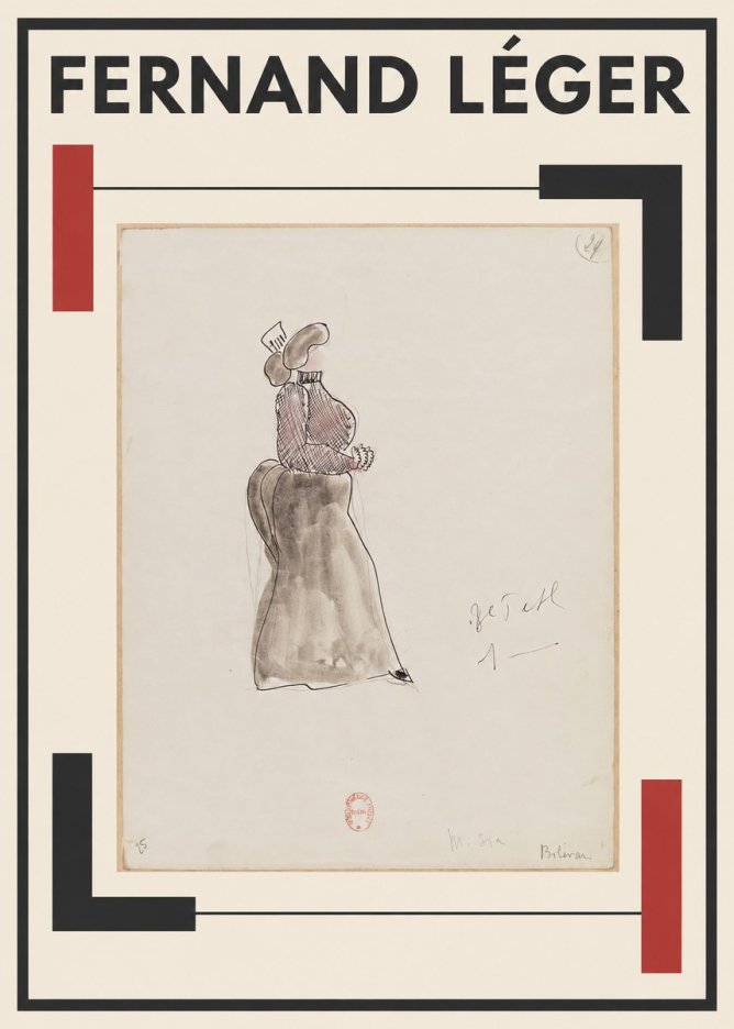 Fernand Léger Misia Billevan No1 - Poster