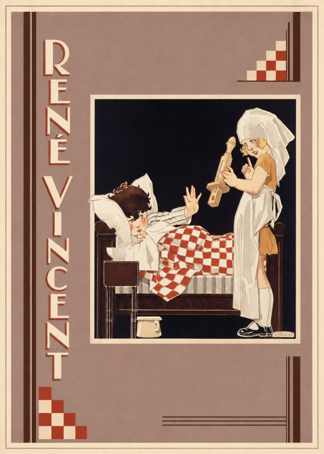 René Vincent The Little Patient No5 - Poster