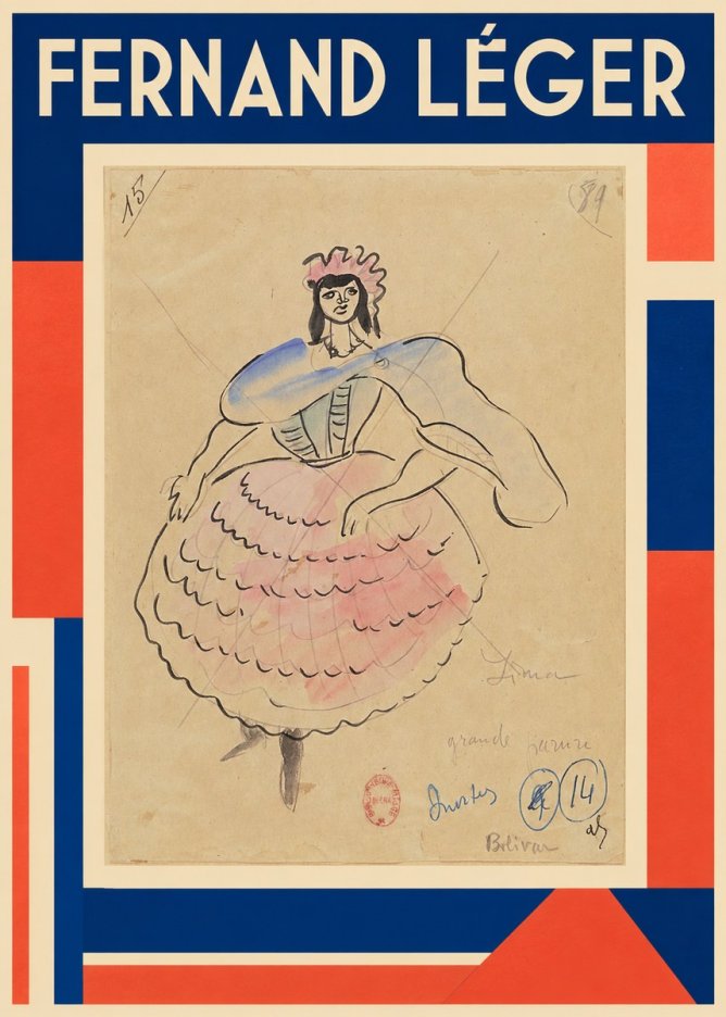 Fernand Léger Lima Grande Jurure Bolivar No1 - Poster