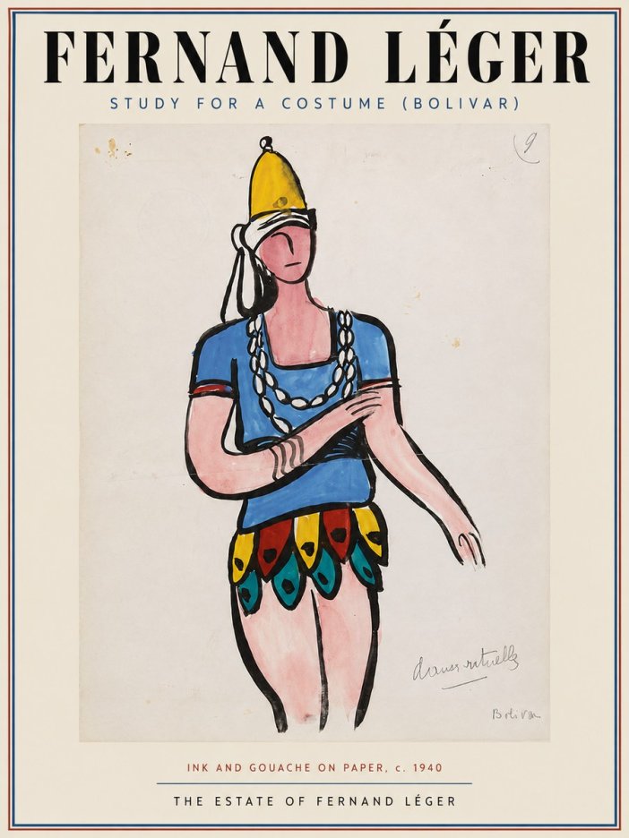 Fernand Léger Danse Rituelle No3 - Poster