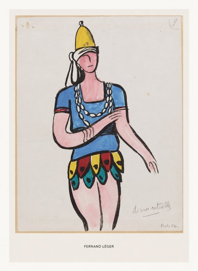 Fernand Léger Danse Rituelle No6 - Poster
