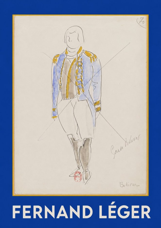 Fernand Léger Bolivar VII No2 - Poster