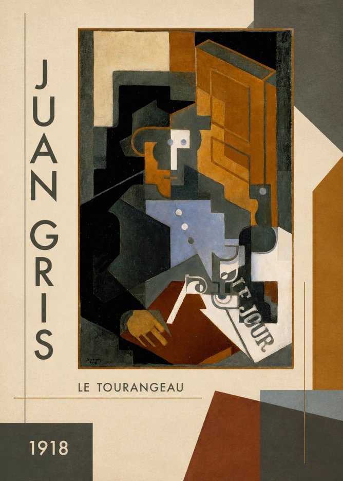 Juan Gris Le Tourangeau No3 - Poster