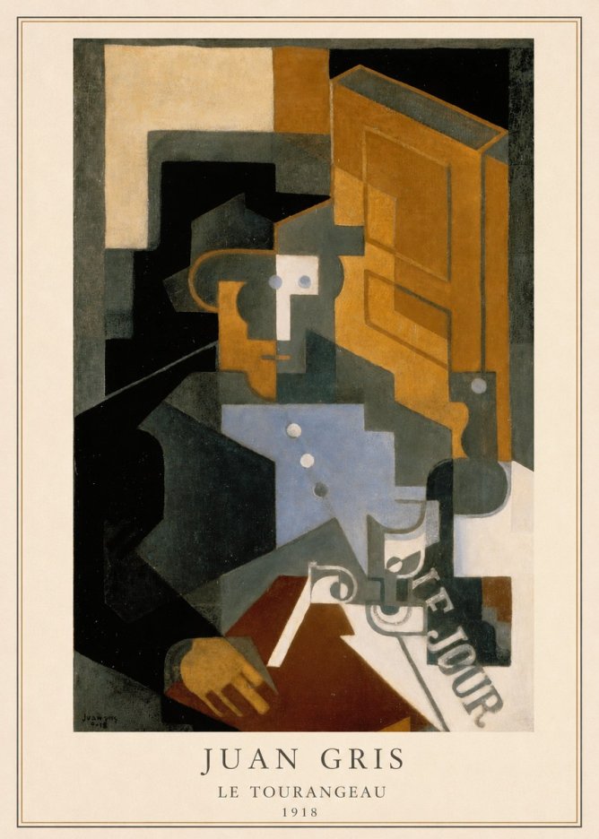 Juan Gris Le Tourangeau No4 - Poster