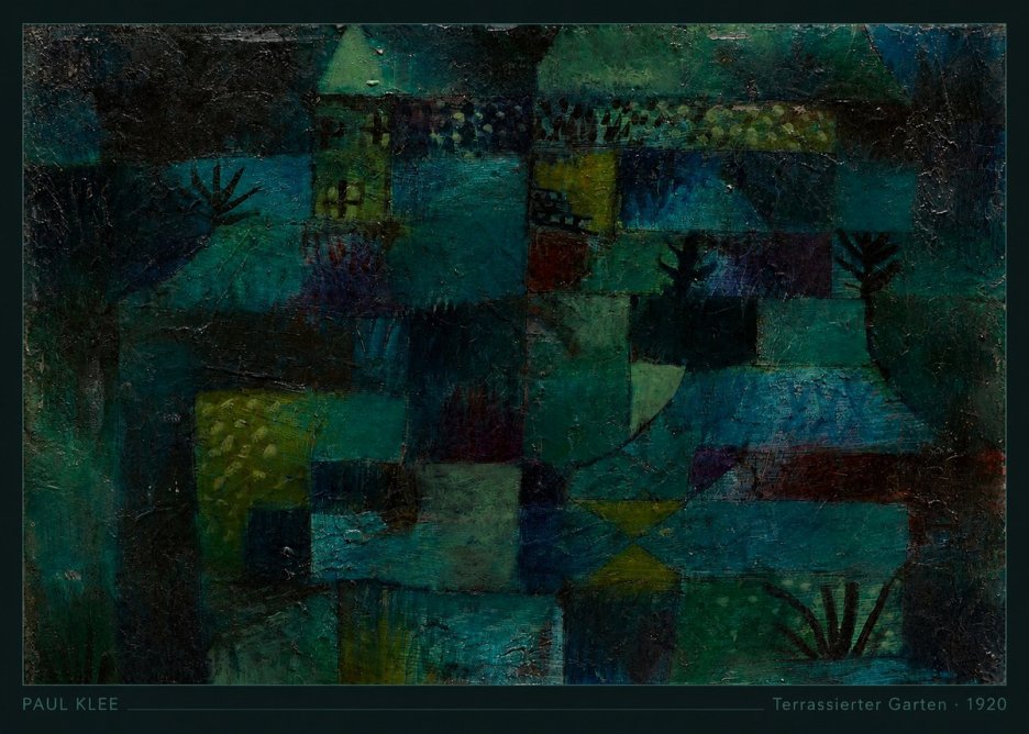 Paul Klee Terrassierter Garten No4 - Poster