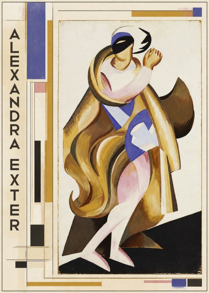 Alexandra Exter Art Deco Figure No5 - Poster