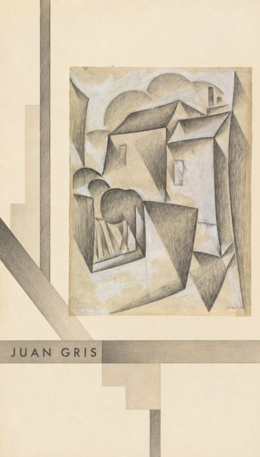 Juan Gris Houses in Paris No4 - Poster