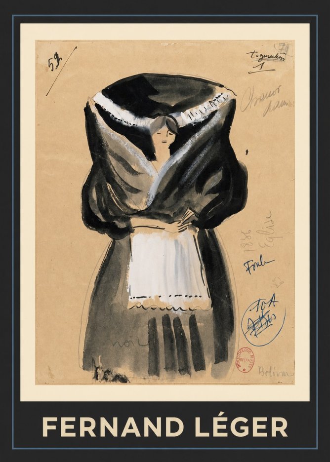 Fernand Léger Tigmarcken No1 - Poster