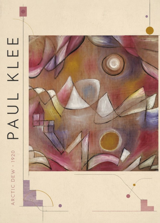 Paul Klee Arctic Dew No3 - Poster