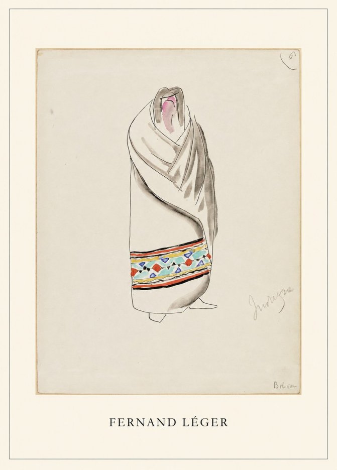 Fernand Léger Indiene, Bolivia No3 - Poster