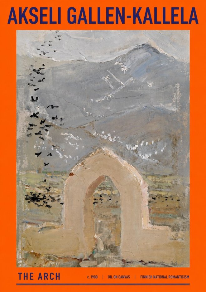 Akseli Gallen-Kallela The Arch No2 - Poster