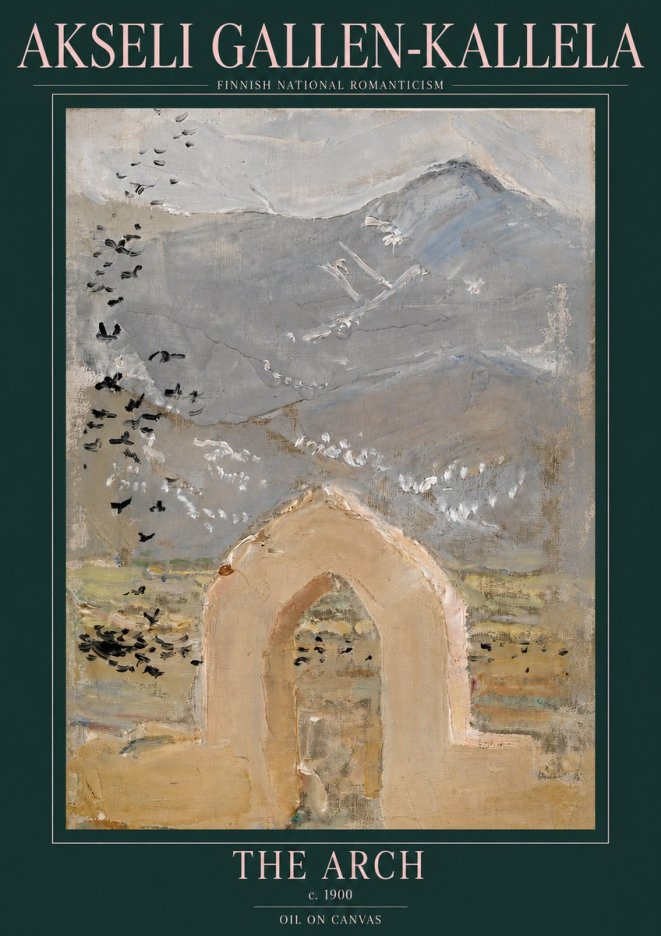 Akseli Gallen-Kallela The Arch No3 - Poster